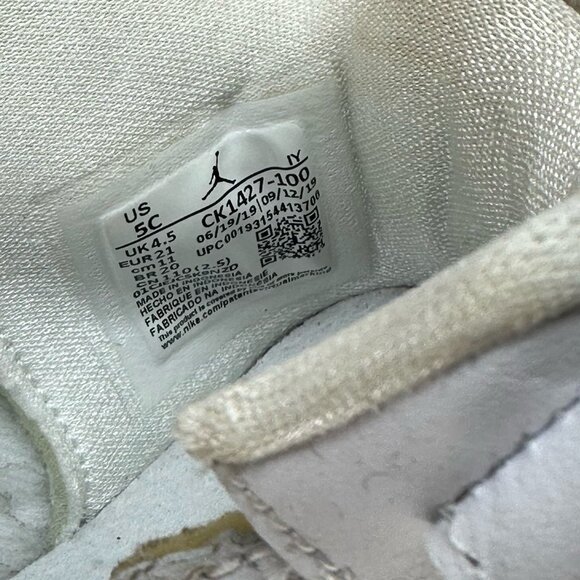 Nike Air Jordan CK1427-100 B'Loyal Sneakers Infant Boys 5C Lace-up White - Picture 9 of 10